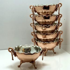 پیاله ی مسی پایه دار جدید