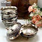 پیاله بستنی خوری کروم جدید