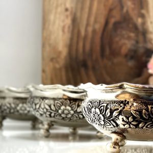 پیاله بستنی خوری کروم جدید