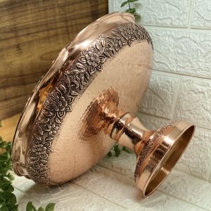 میوه-خوری-مسی-تک-پایه-جدیدمدل-گلبرگ