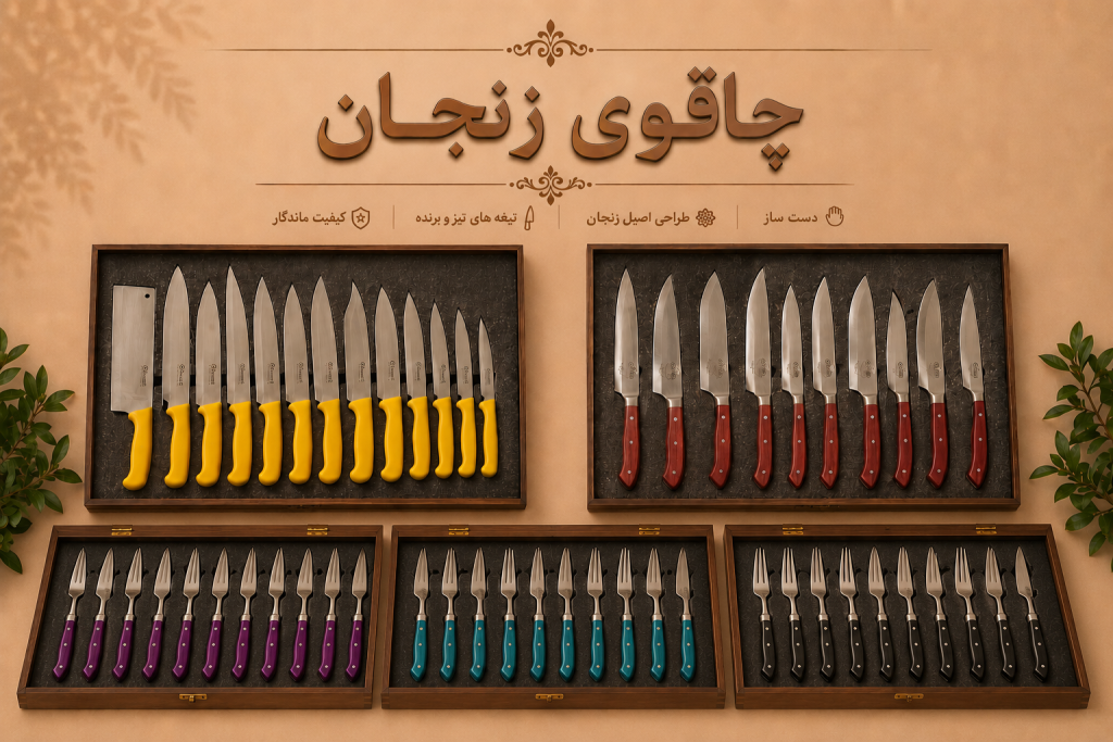 دسته بندی چاقوی زنجان